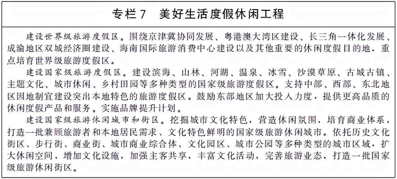 國務院關于印發“十四五”旅游業發展規劃的通知