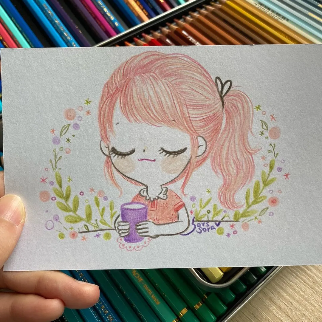 幼儿简笔画 人物:小女孩