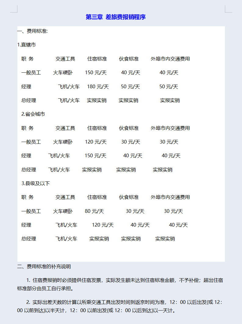 公司报销,公司报销制度及报销流程