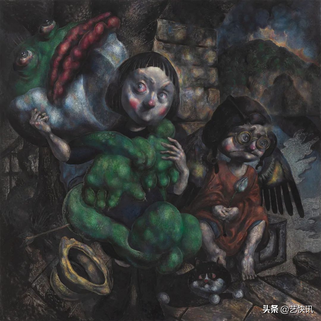 脑洞大开的绘画，八大山人助理也在里