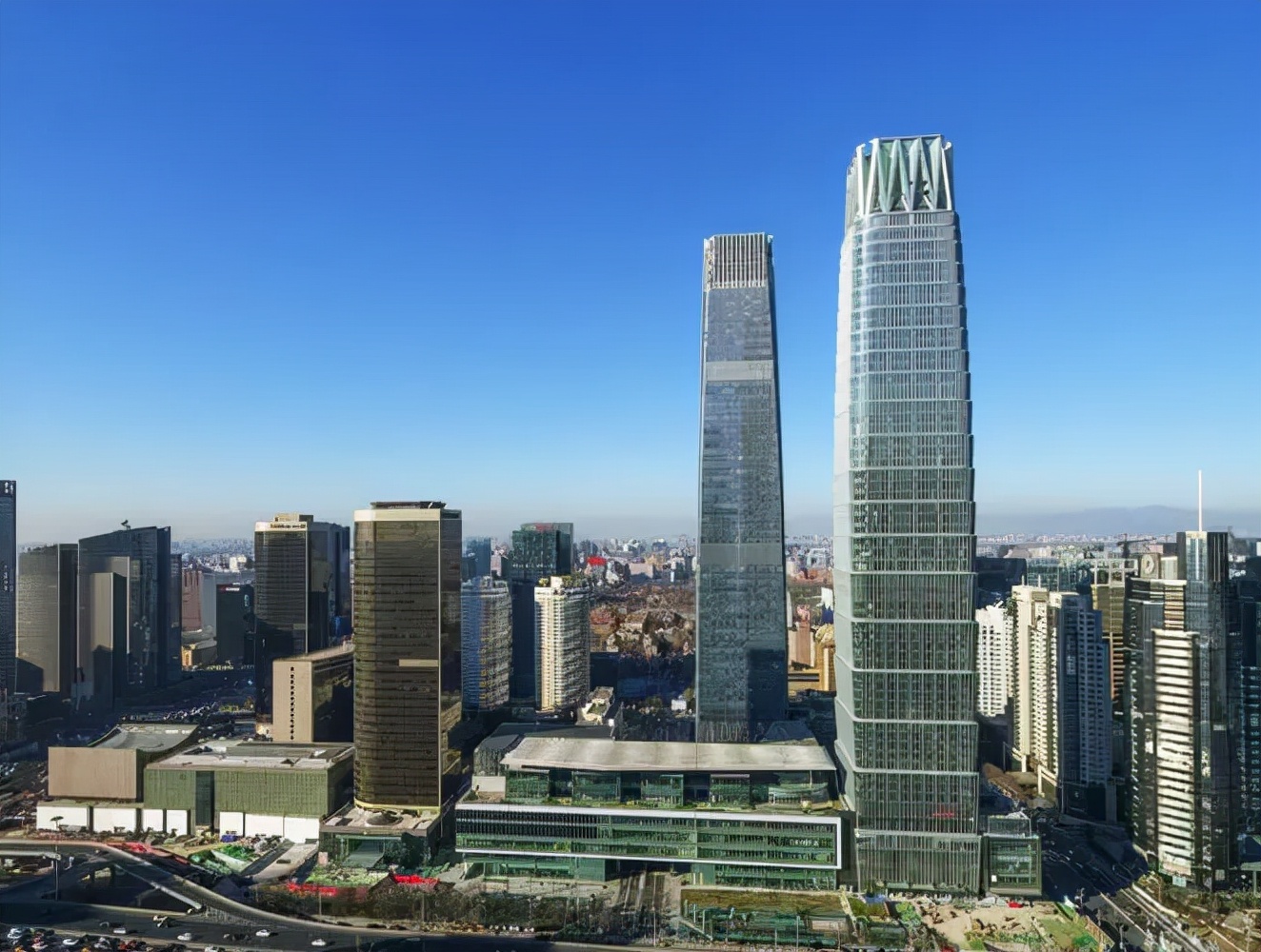 中国国际贸易中心第三期,简称国贸三期,建造完成时,是北京最高的建筑