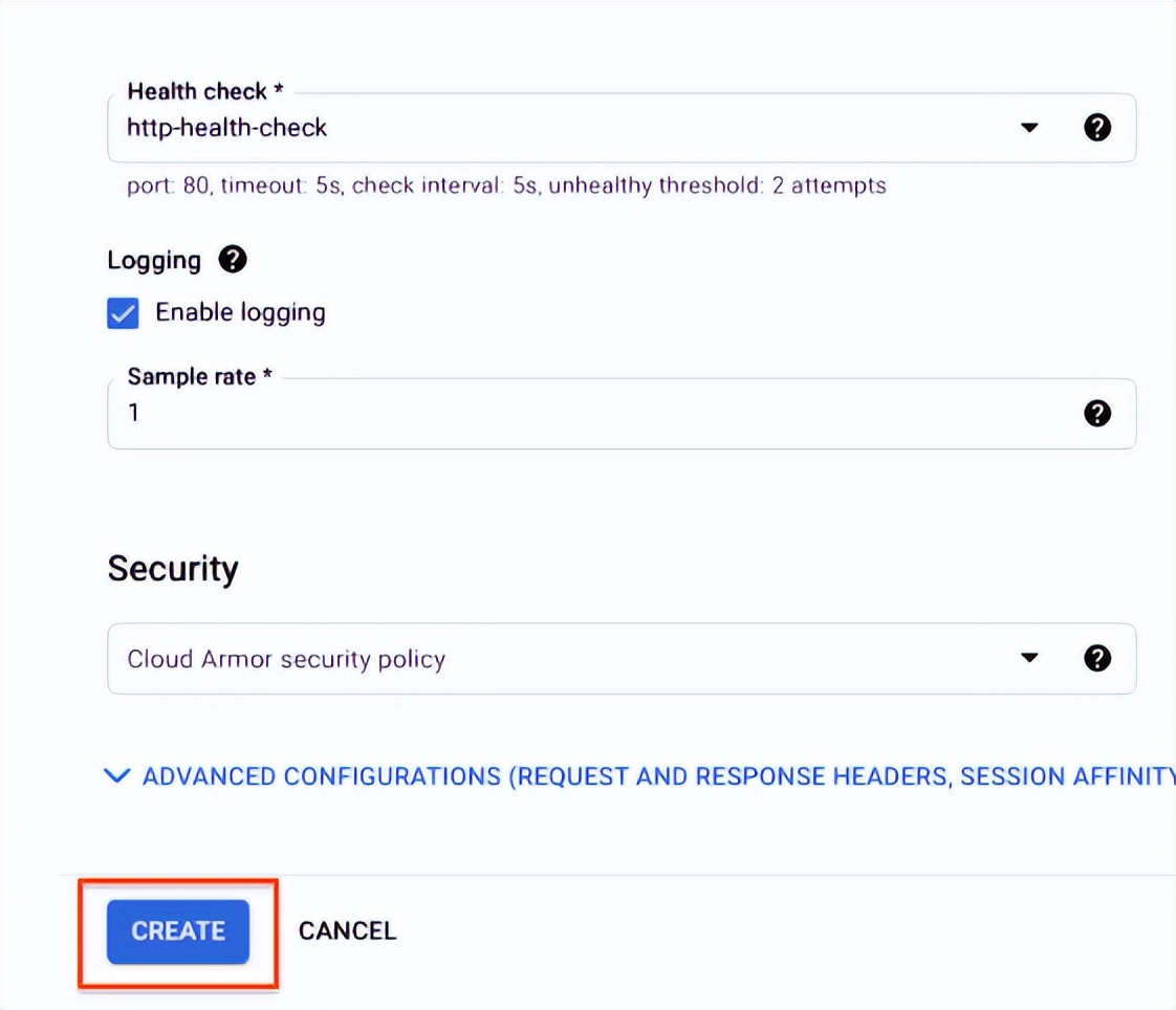 GCP将 HTTP 负载均衡器与 Cloud Armor 结合使用 技术笔记 第11张