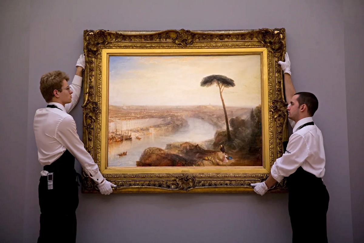 rome, from mount aventine(1835) was turners most expensive