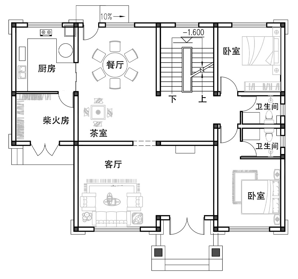 兼具高贵与奢华、大气与优雅，堪称欧式别墅典范