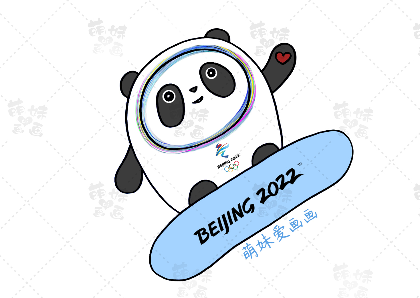 简单漂亮的2022北京冬奥会手抄报及简笔画合集，含文字内容