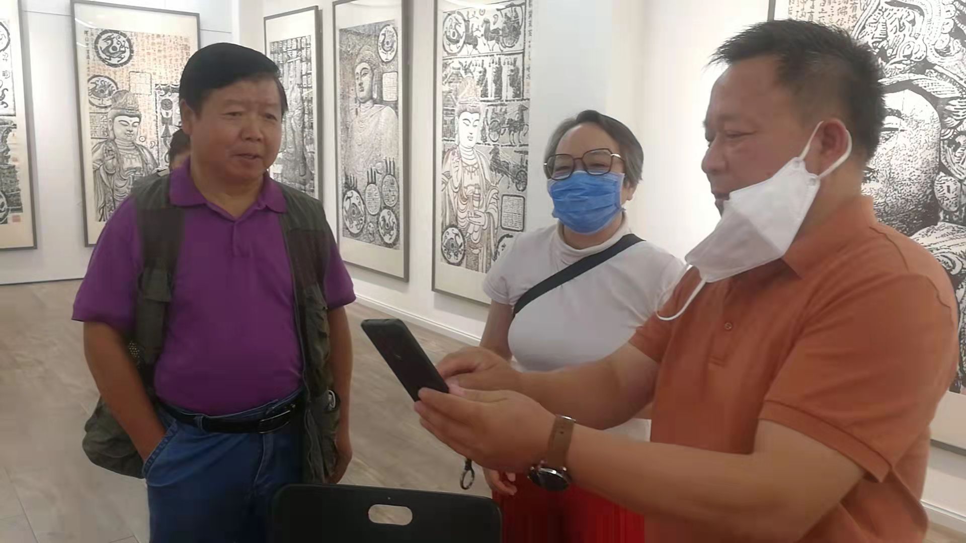 马培童焦墨艺术展暨学术研讨会在北京举行