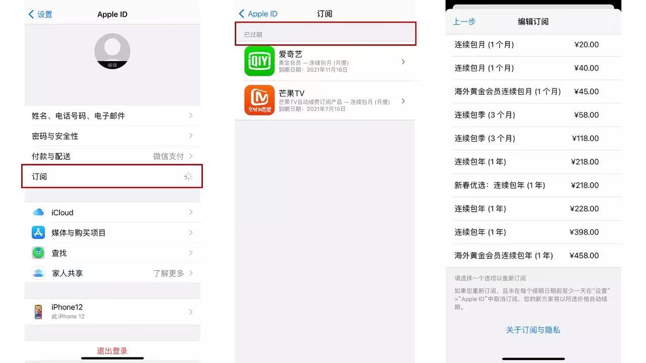 如何在iPhone或iPad上检查和取消订阅自动续费