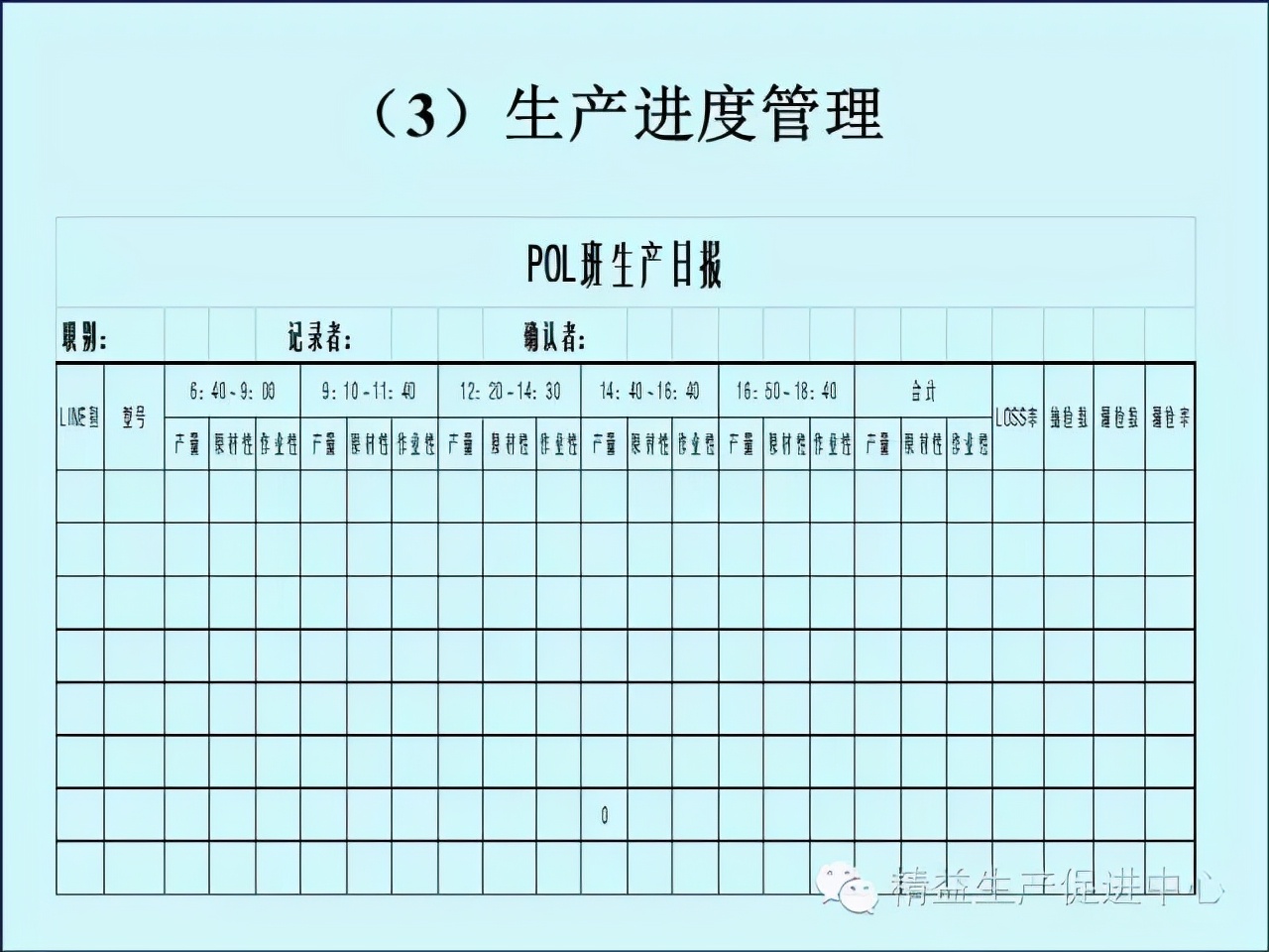 「精益学堂」车间主管&班组长日常管理