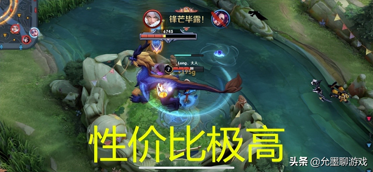 王者荣耀：最值得的苦练5888战士，碾压夏洛特，控制不输廉颇