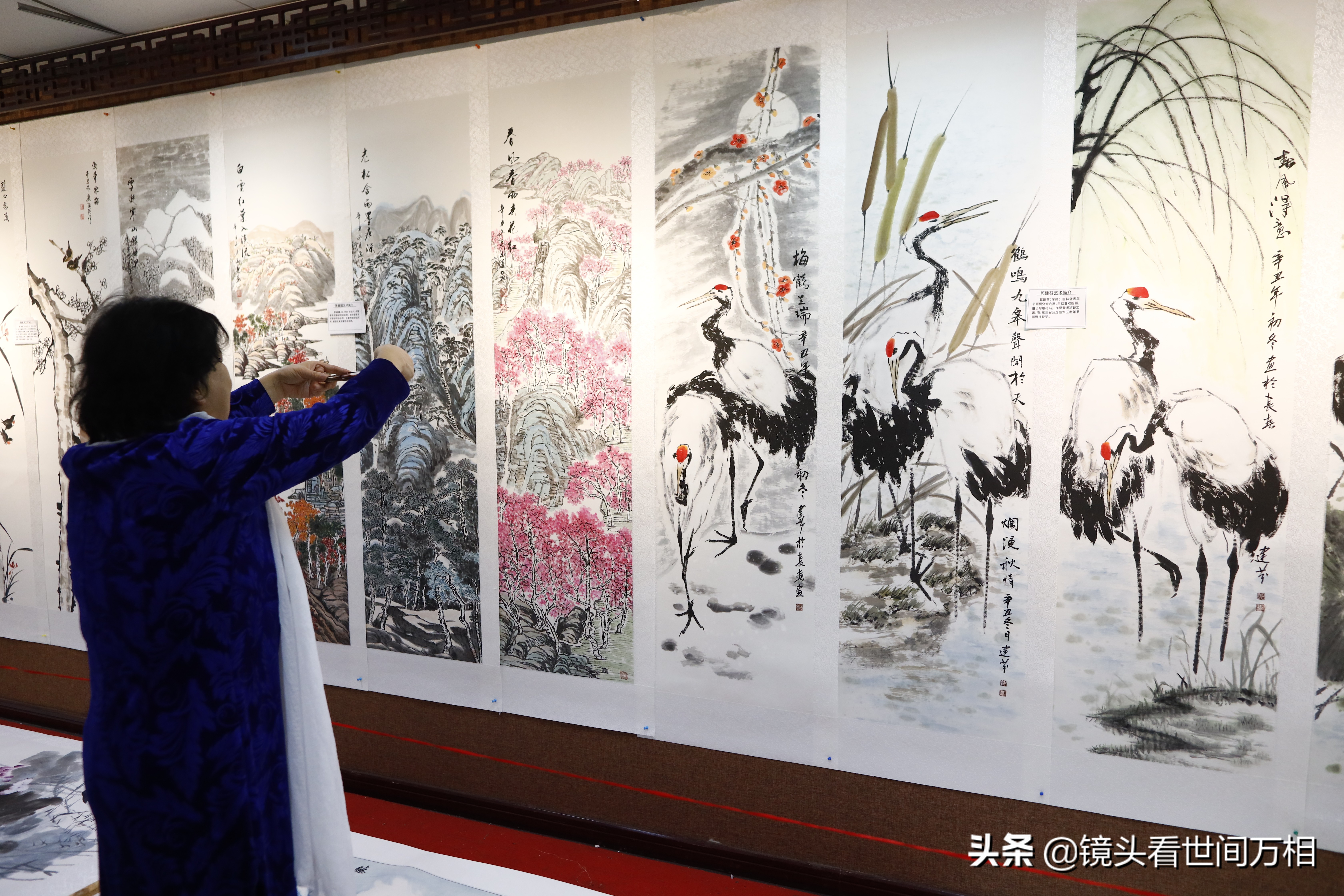 纪念毛泽东诞辰128周年书画展 在长春华联古玩城开幕