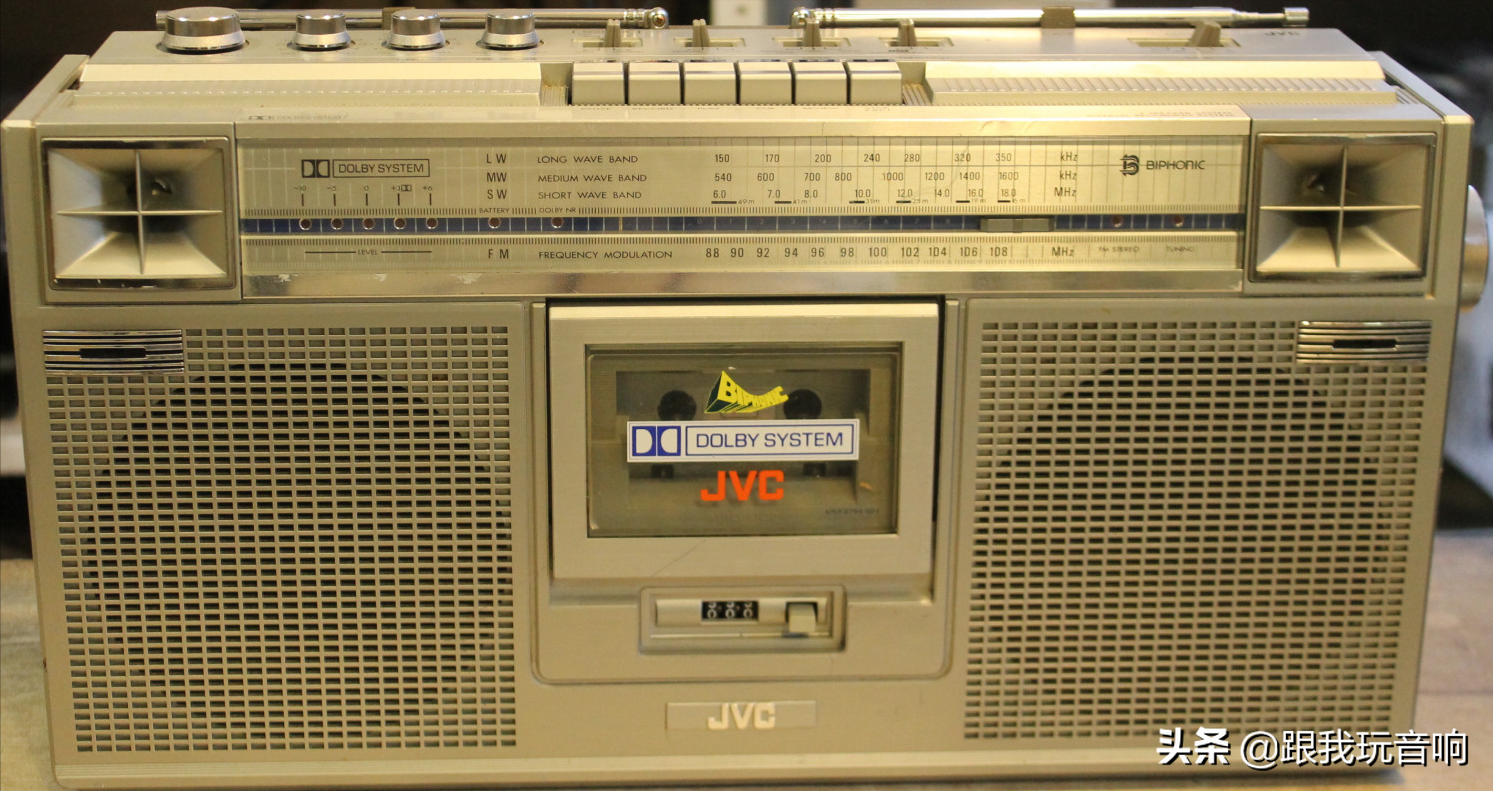JVC RC-656LB 便携式立体声收录机 (1980年生产)