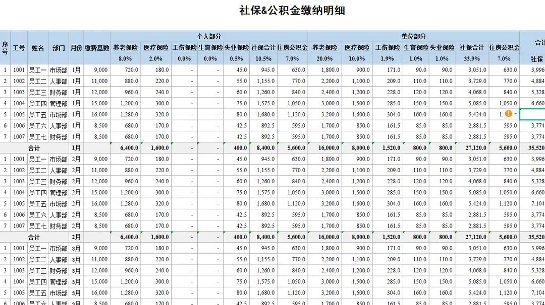 发现上海一28岁女会计，用表格做的工资核算系统那真叫一个厉害