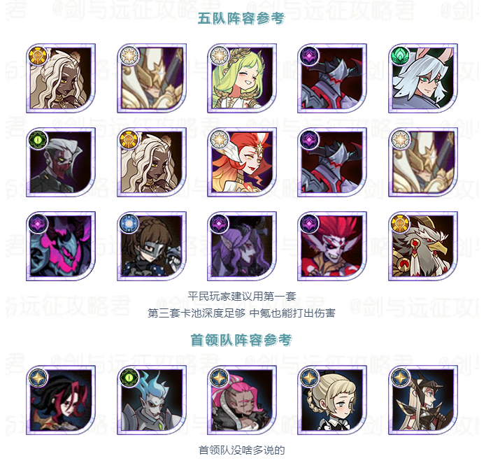 「活动向」本期诅咒梦境 荒火骑士 阵容变动参考&新奇境奖励一览