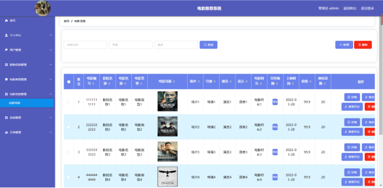 基于Python的电影推荐系统的设计和实现