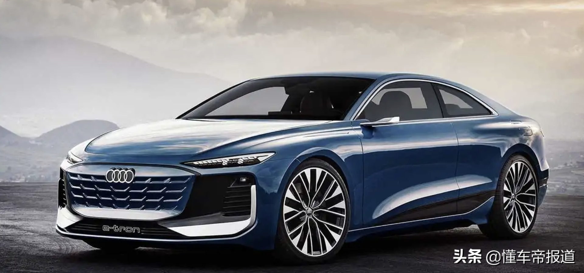 新车｜宝马i4、蔚来ET7对手来了，奥迪A5 Coupe e-tron渲染图曝光