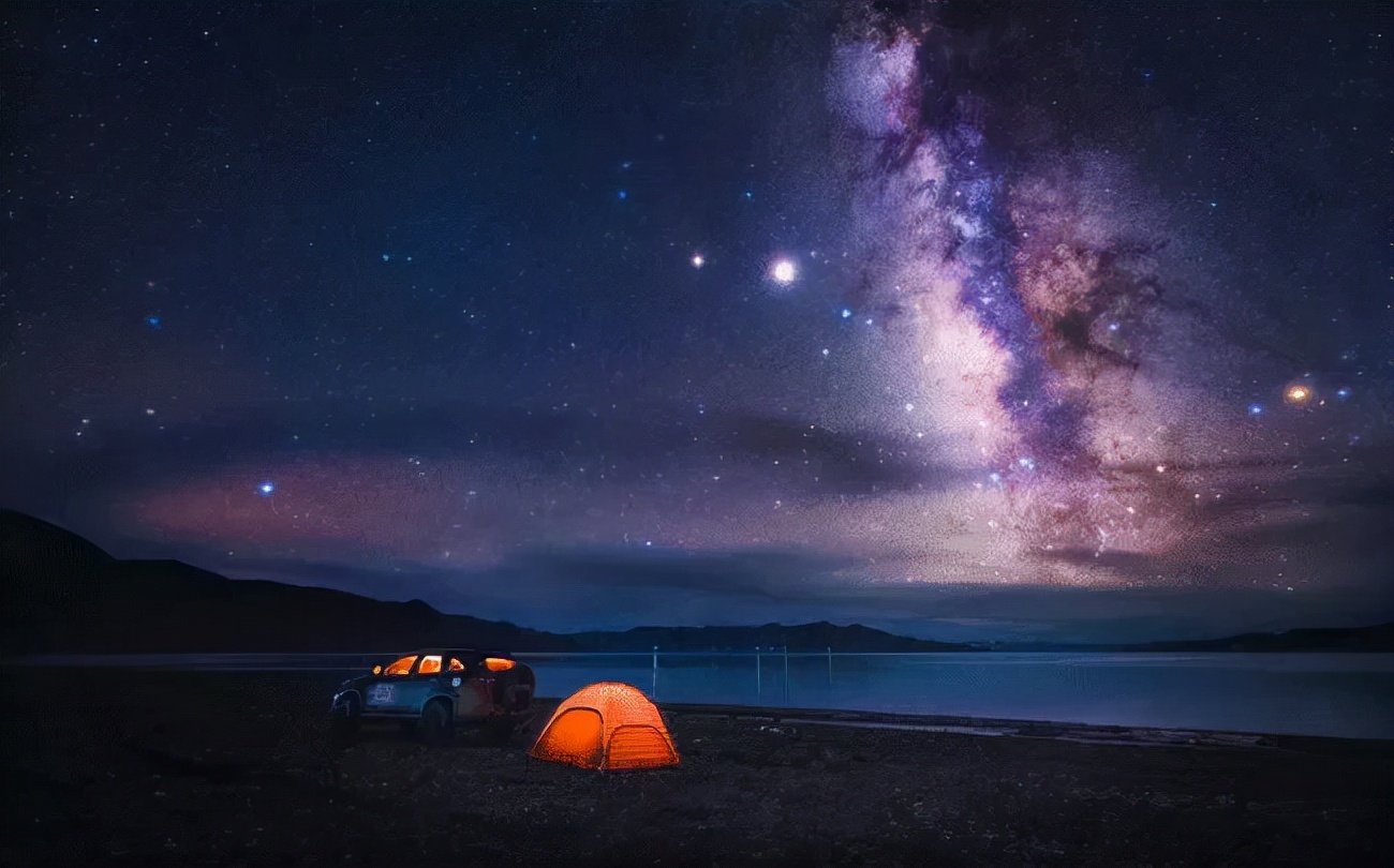 这个超逼真星系灯太震撼了～动态3D星系，n种模式切换
