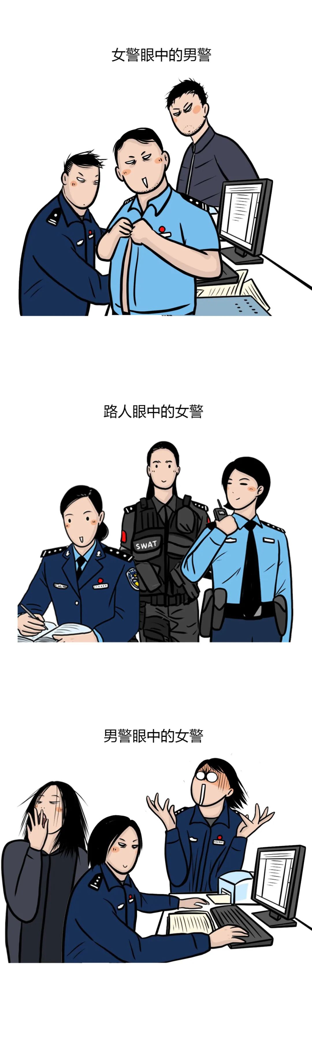 不同人眼中的警察