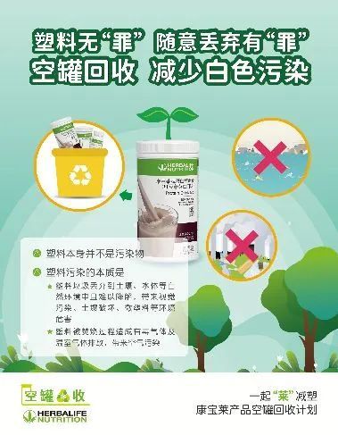 康宝莱启动产品空罐回收环保公益项目