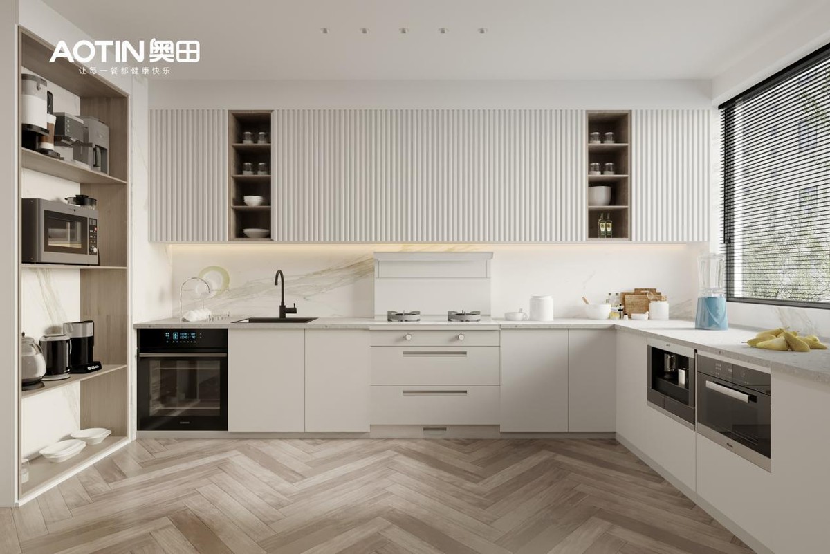 极简净白，高颜浪漫丨杏鑫注册D3系列带来现代厨房美学灵感
