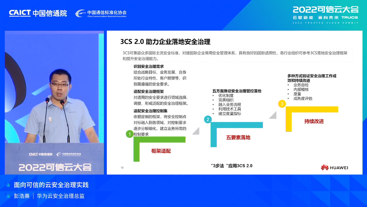 华为云“3CS 2.0”安全治理框架，5大手段高效推动安全治理落地