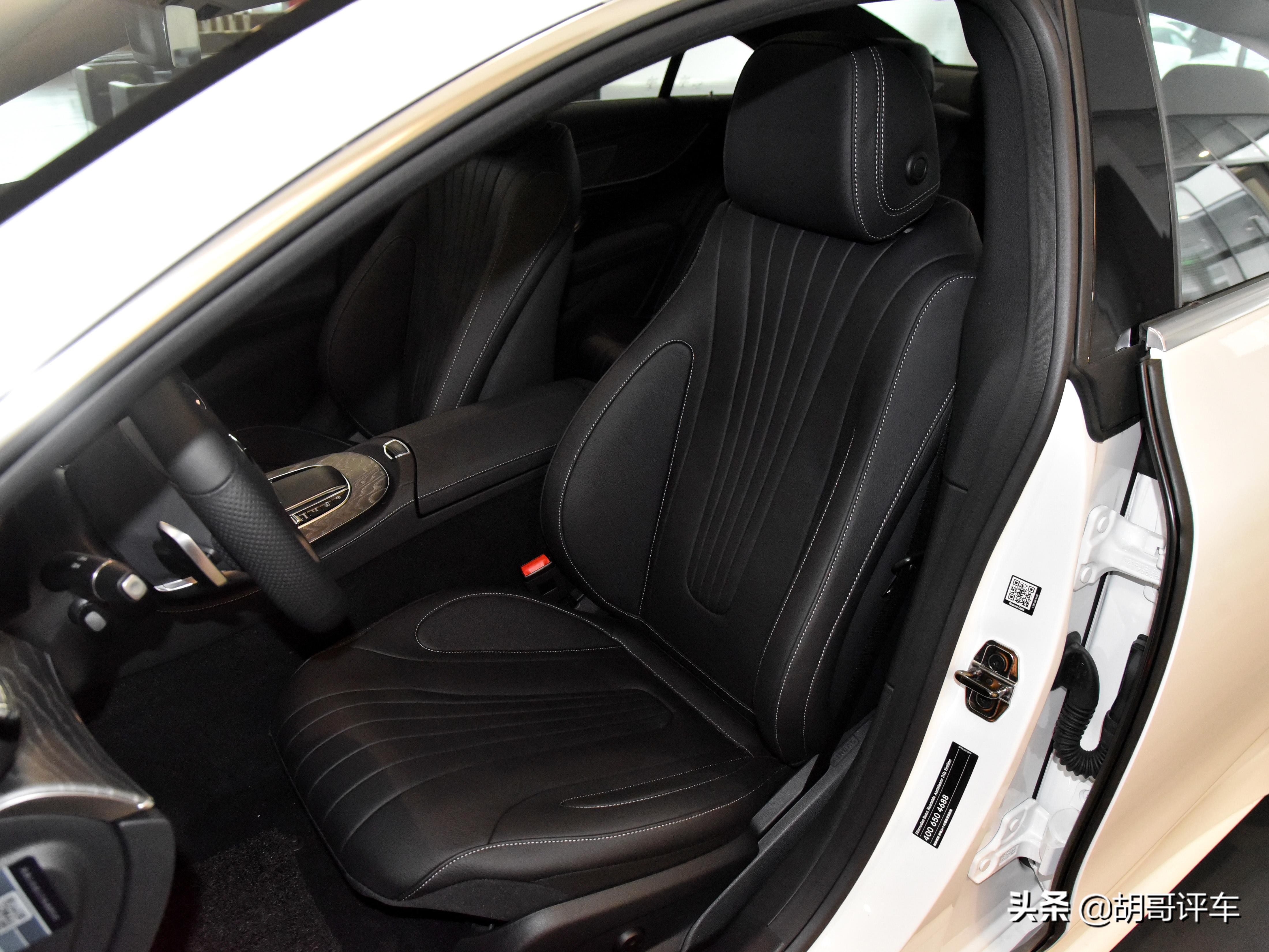 三角前灯，AMG轮圈，无框车门，实拍奔驰CLS