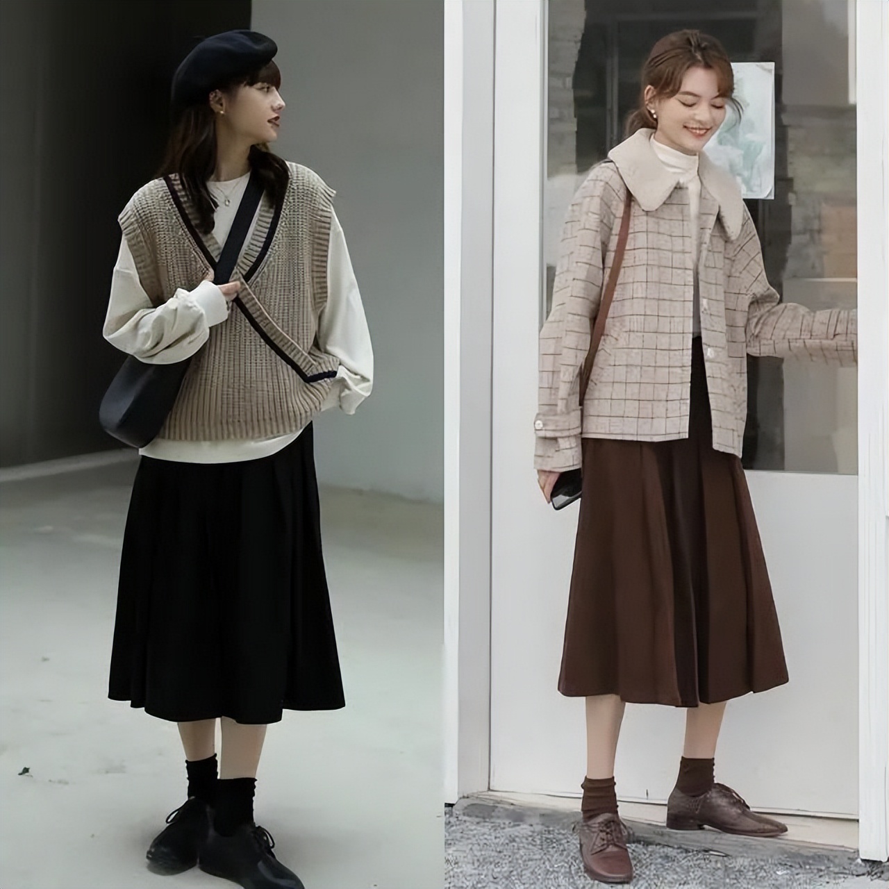 小白鞋过时了，今秋流行“牛津鞋”，配对下装洋气又显瘦，好看