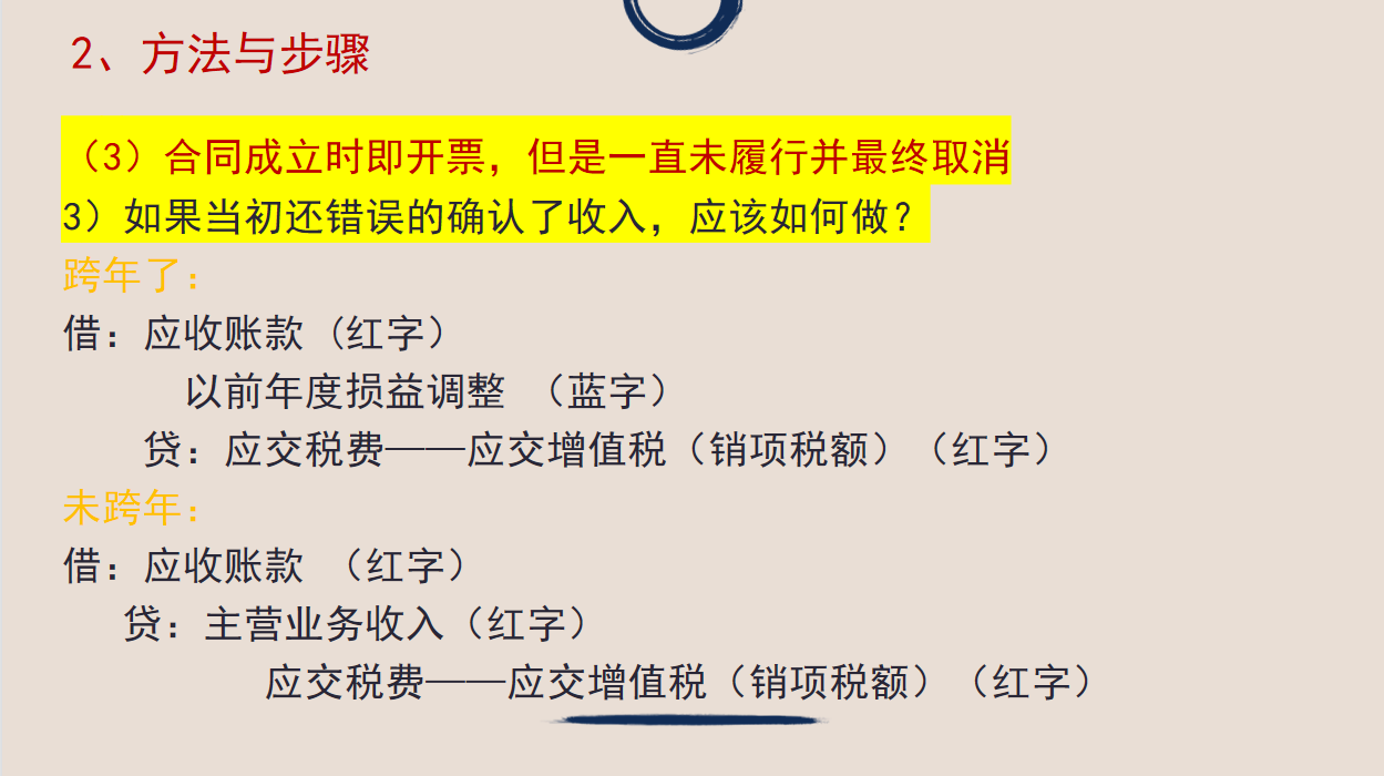 年末关账，发现错账的处理方式，为年初建立新账做好铺垫