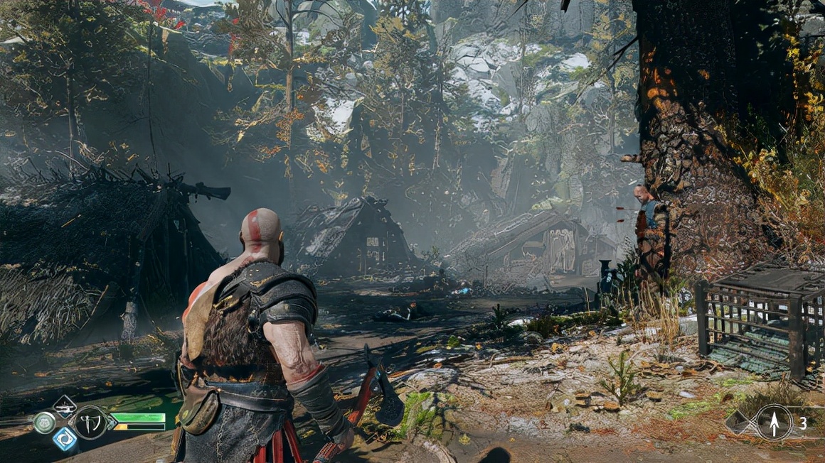 战神4 pc版初体验，个人感觉大镖客2当年有点委屈