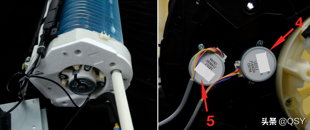 拆小米米家自然风立式空调 松下压缩机带电子阀 少见的高配2匹柜机