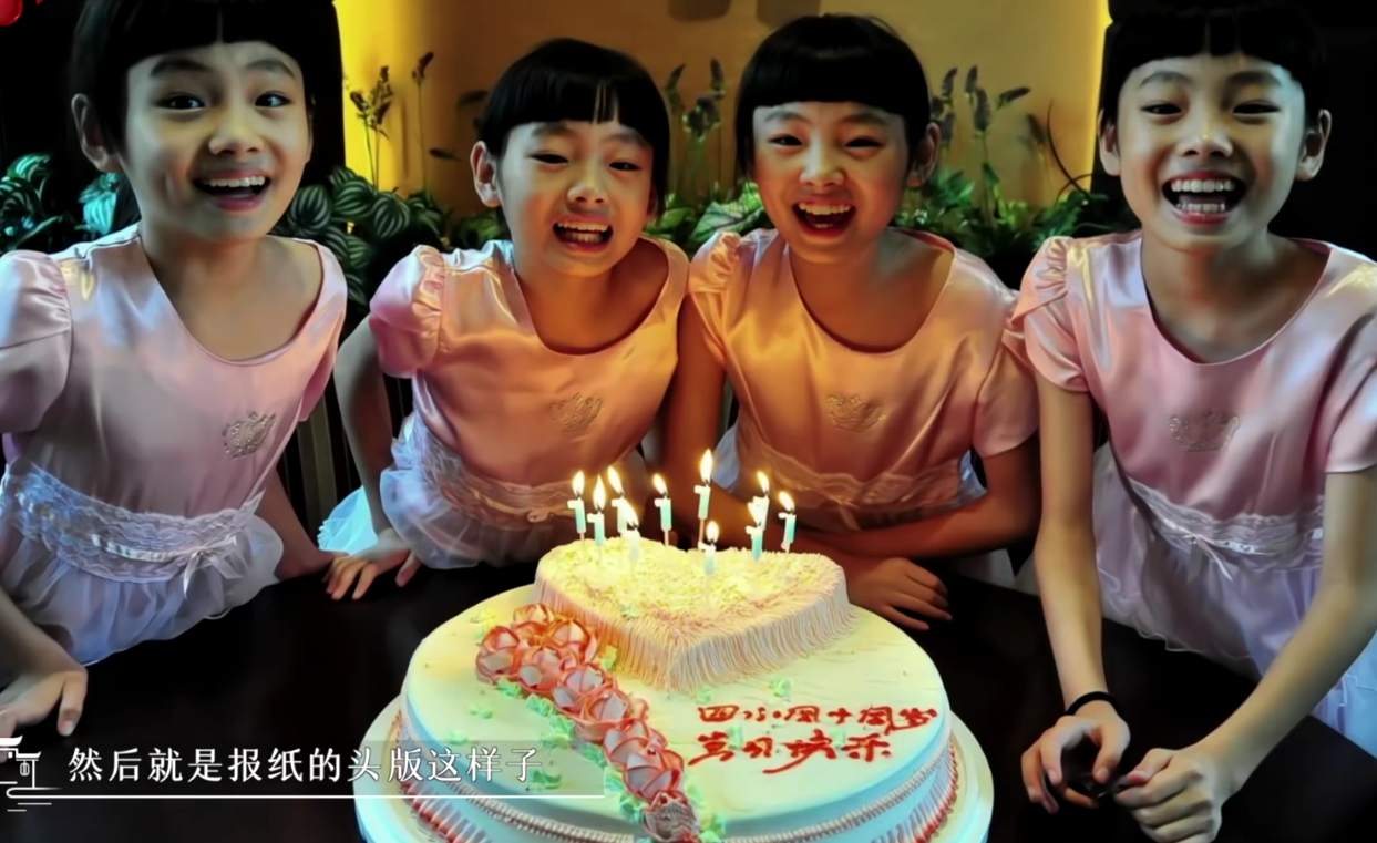 冰清玉洁4胞胎一年学费200万，人美又爱吃，谢霆锋：艺人要少吃饭