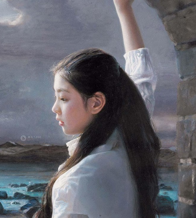吴静涵笔下的少女，如此清纯