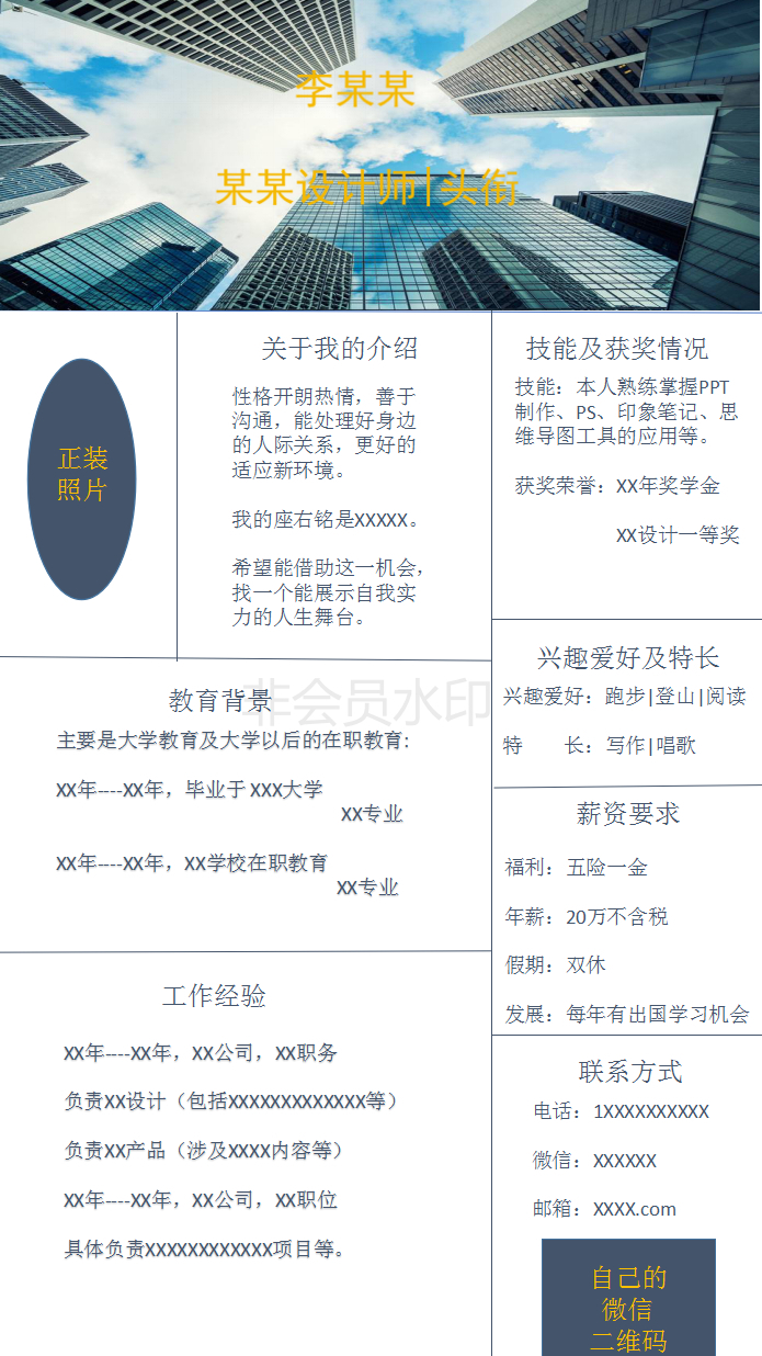 职场面试：如何写一份很棒的简历？让面试官印象深刻获得重用