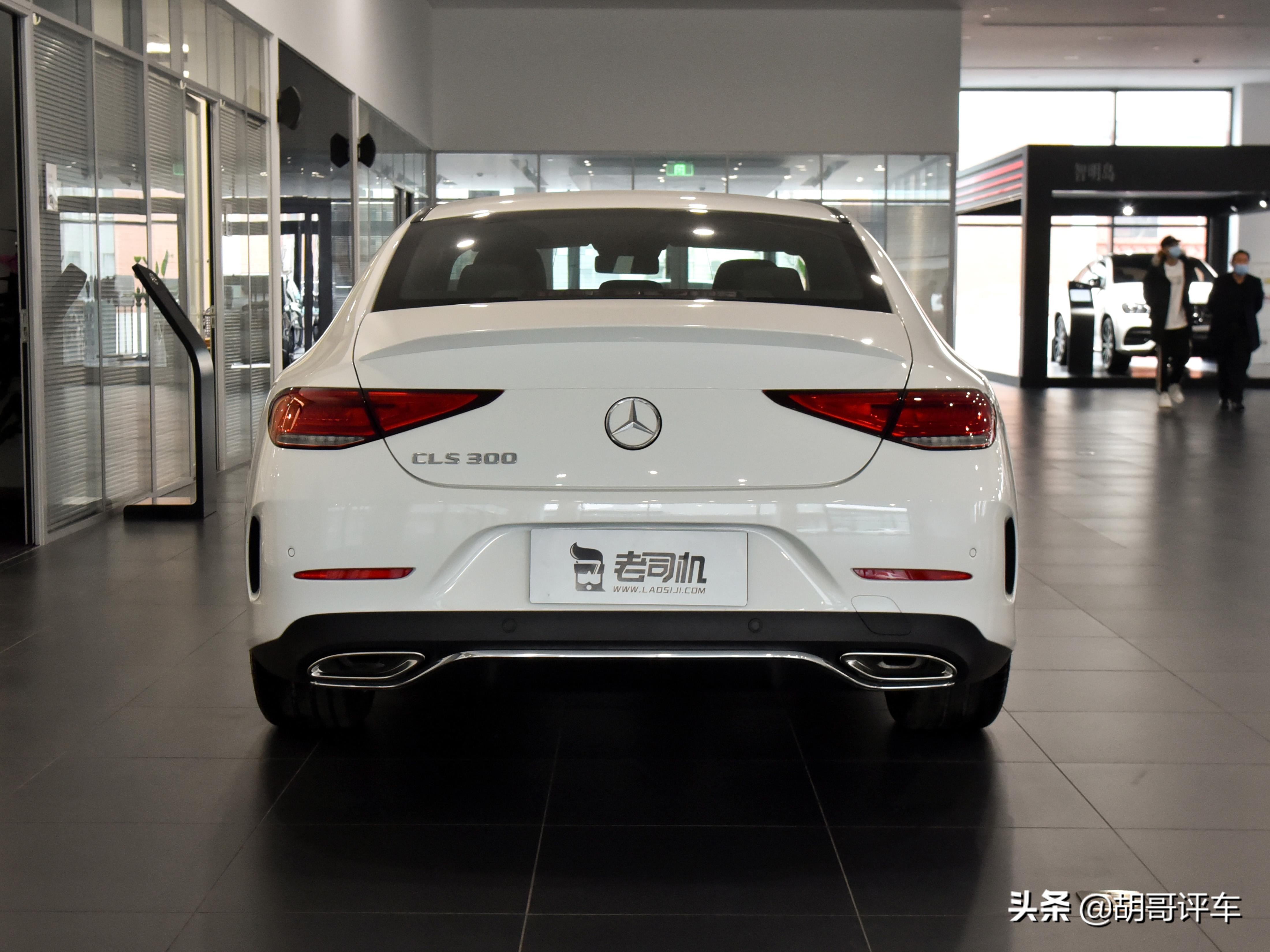 三角前灯，AMG轮圈，无框车门，实拍奔驰CLS
