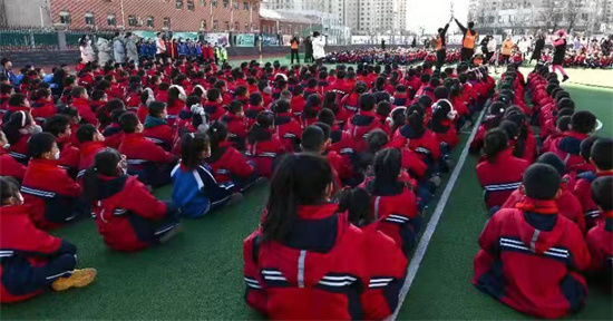 公益短式网球公开课在山西省太原市万柏林区科技实验小学成功举办