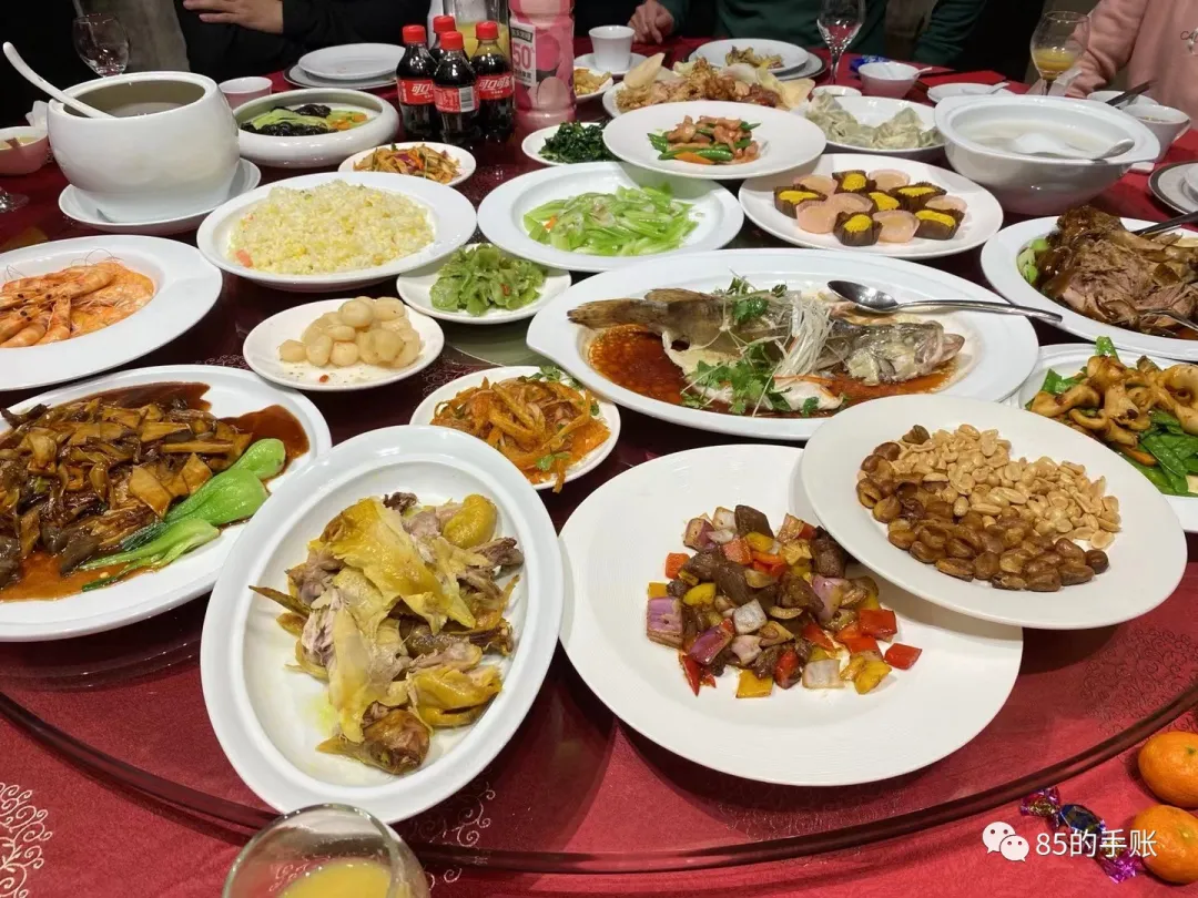 朋友圈年夜饭大合集