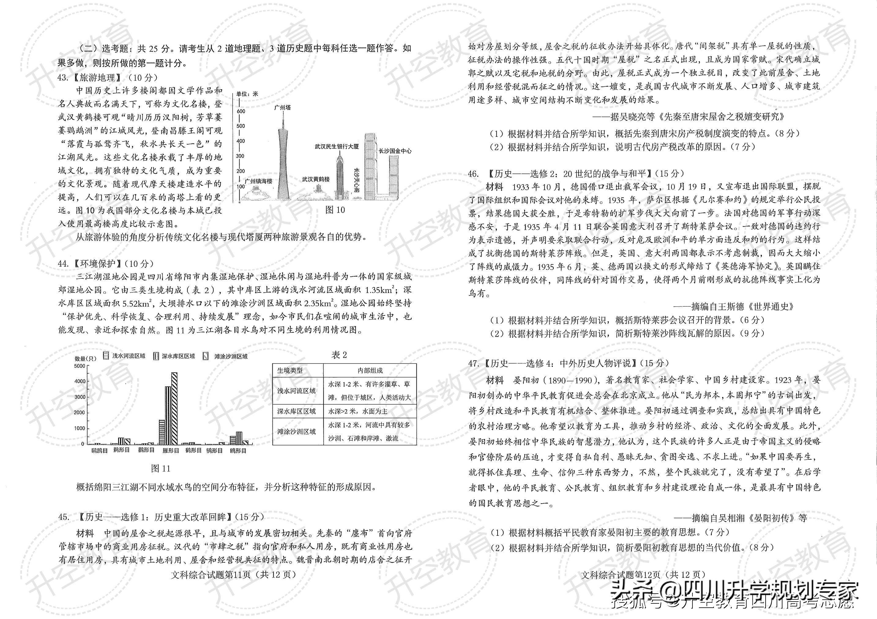2022届绵阳二诊各科试题及答案（语文、数学、英语、文理科综合）