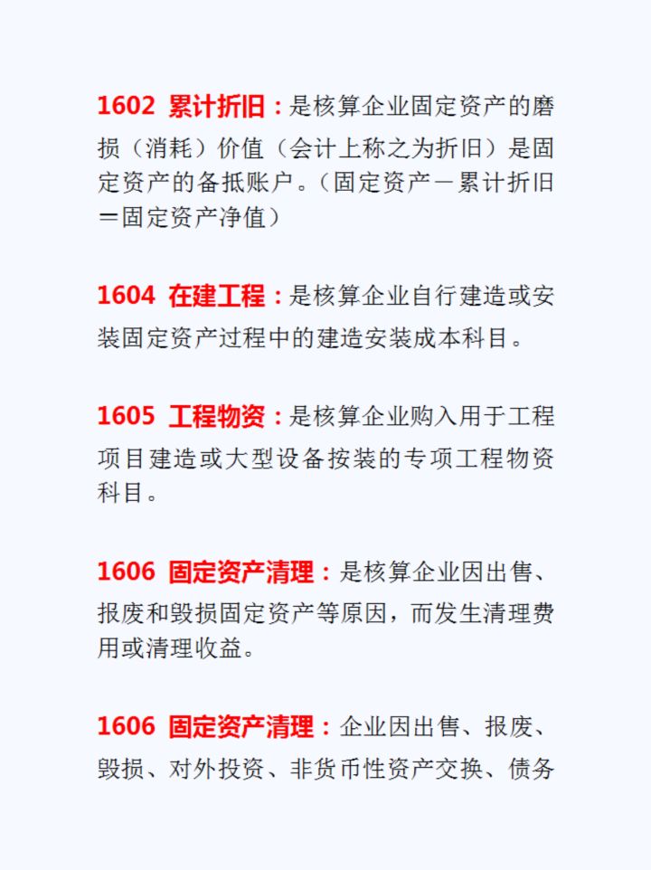 会计科目记不住？165个会计科目表+大白话解释+账务处理！收藏