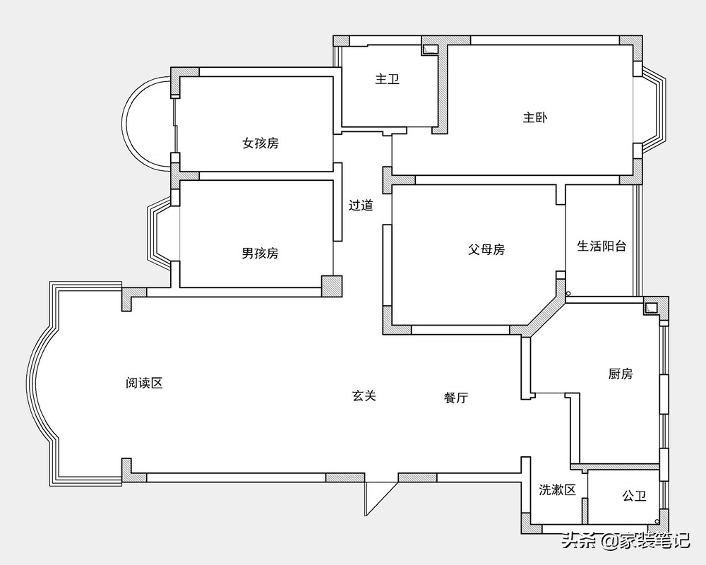 现在越来越流行“去客厅”化的设计布局，是真的香，充满书香之气