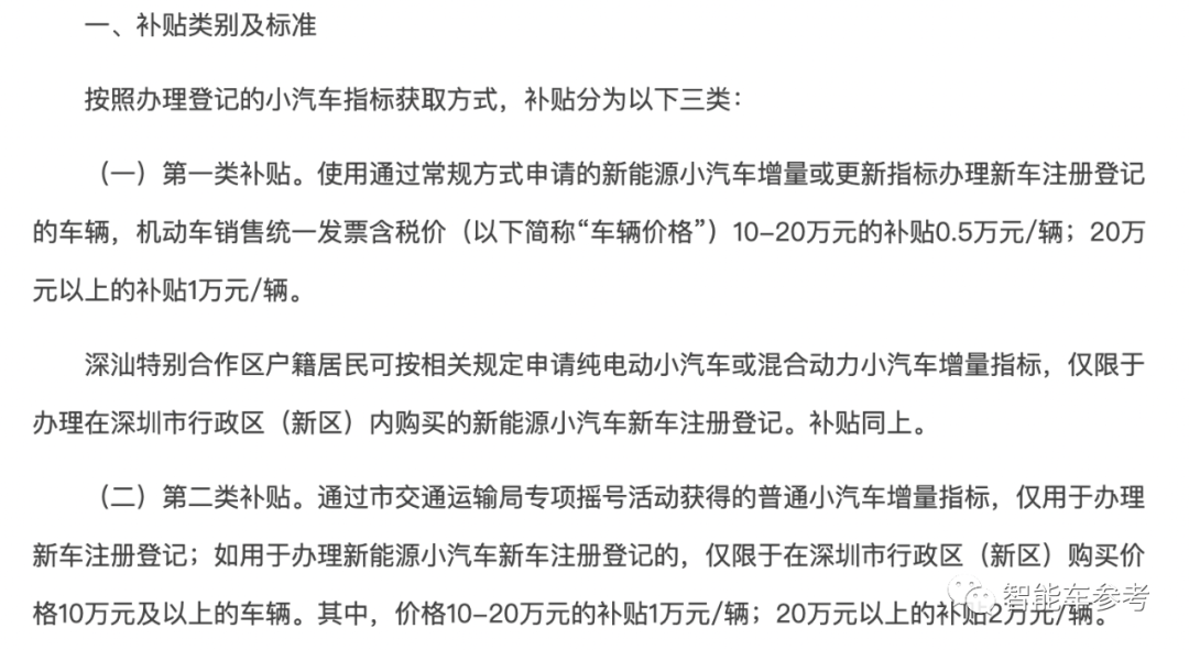 鴻蒙車型單獨(dú)申領(lǐng)補(bǔ)貼！深圳新能源購車新政發(fā)布，最高補(bǔ)貼2萬元