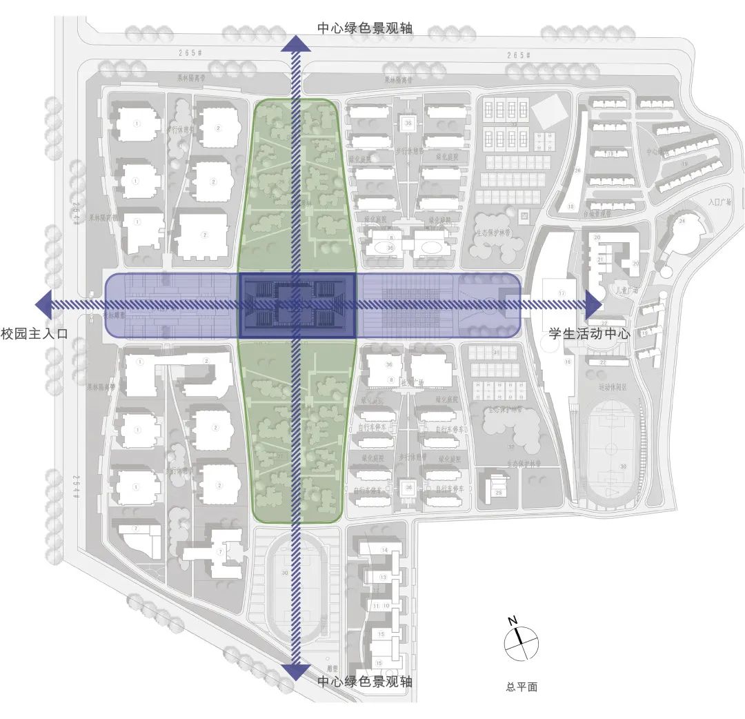 诗意的镶嵌 ── 兰州理工大学西校区图书馆 / UAD浙大设计