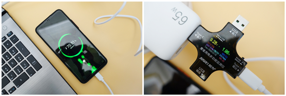 双口超薄氮化镓，轻薄担当！努比亚大白65W超薄氮化镓充电器体验