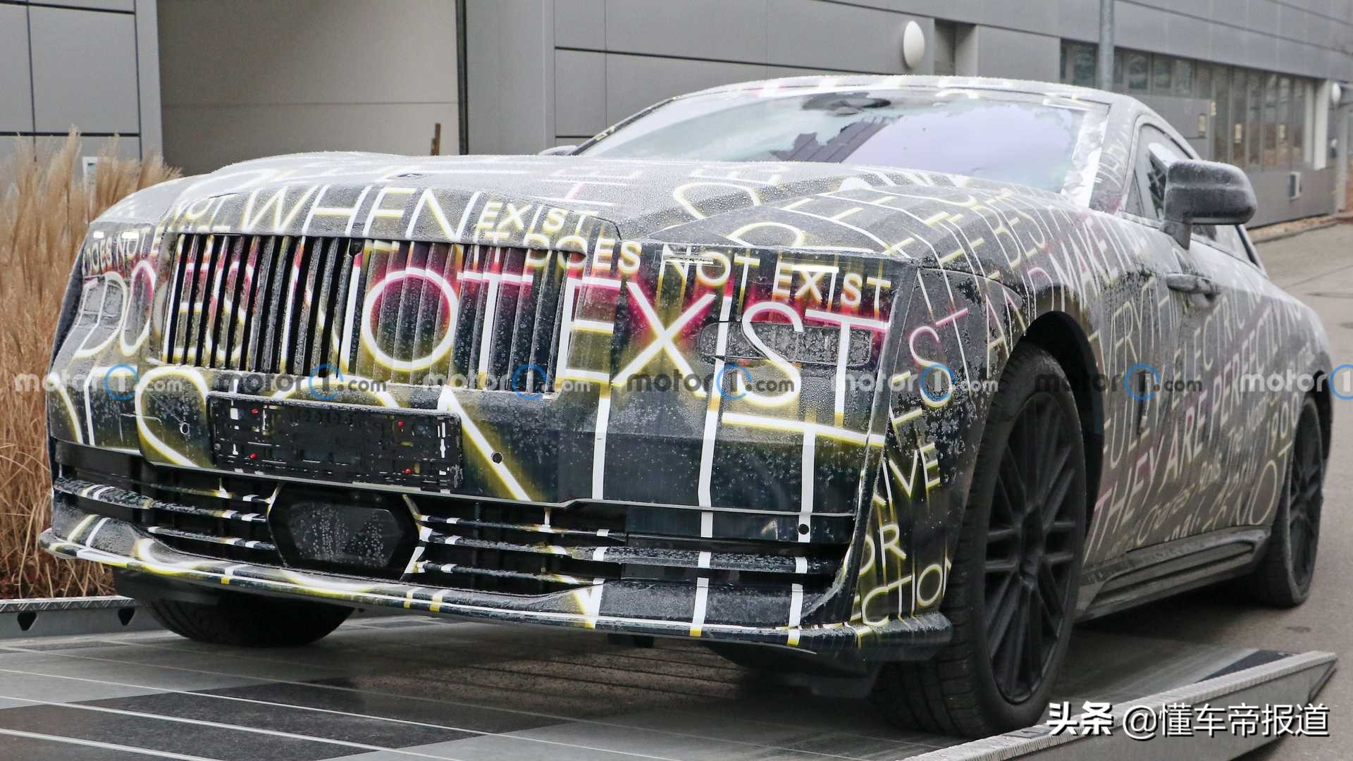 新车 | 最大功率超600马力，2023年底上市！劳斯莱斯闪灵最新谍照