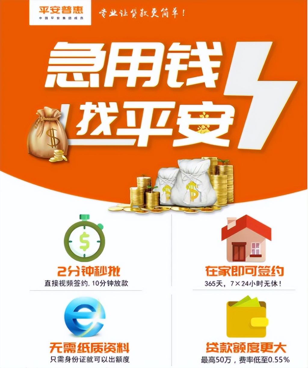 平安银行贷款方便快捷 省时省力一步到位
