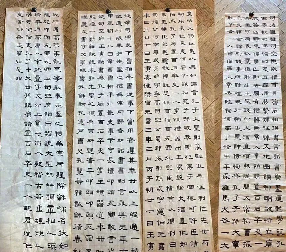 孙俪书法真不赖！隶书整齐划一，行书开阔大气，小楷温润如玉