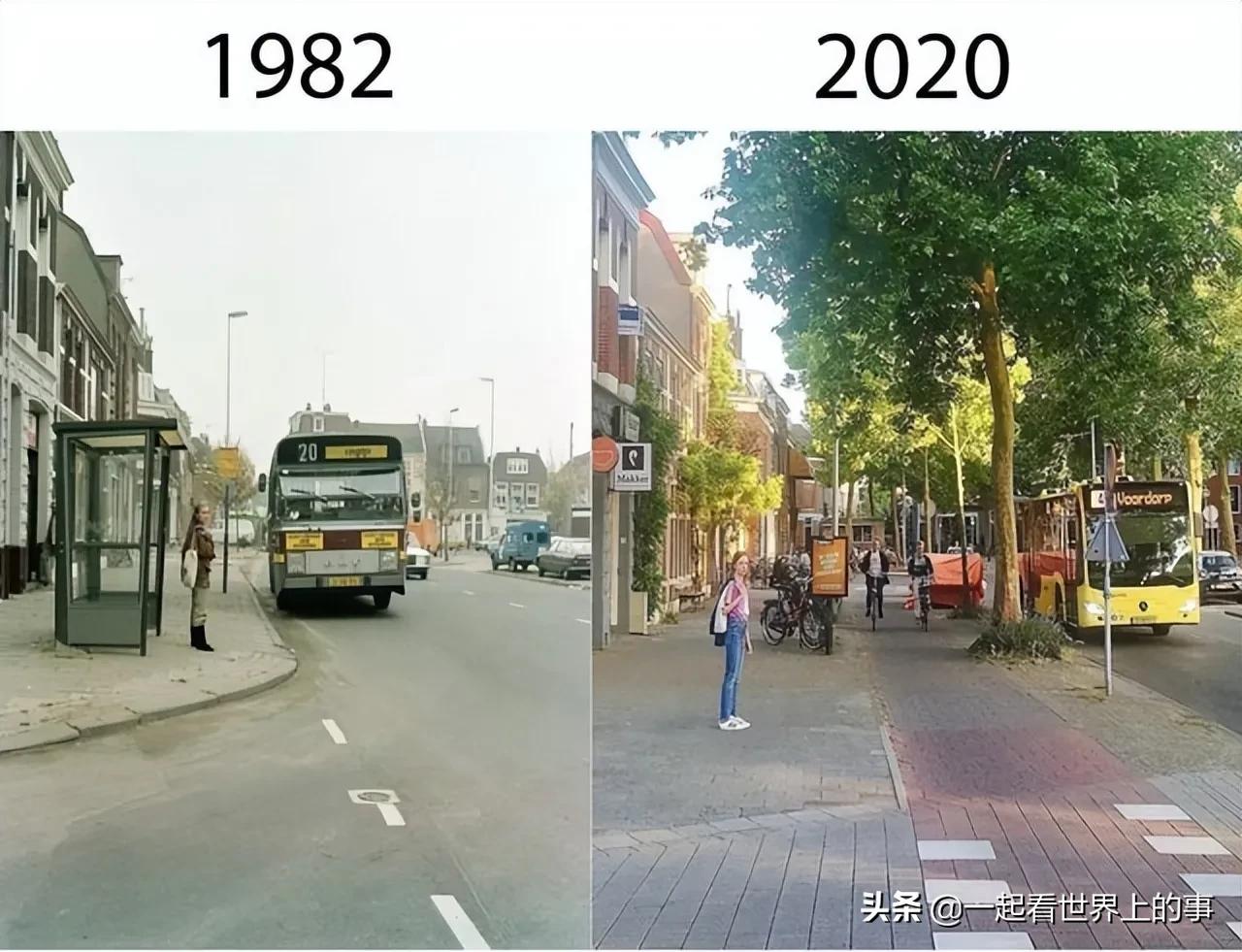 世界各城市变化，有的成为废墟，有的越来越繁华