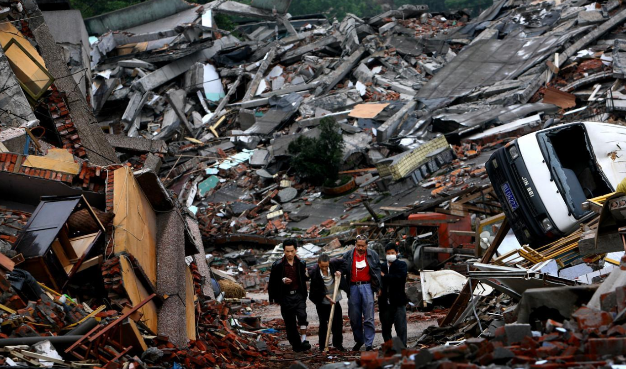 汶川大地震死了多少人图片(汶川地震14周年) 