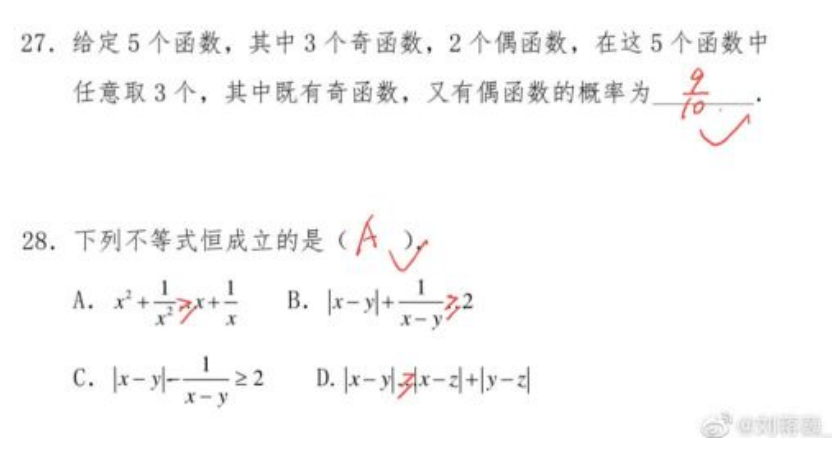 刘蒋巍：复旦大学强基计划数学串讲（2022）