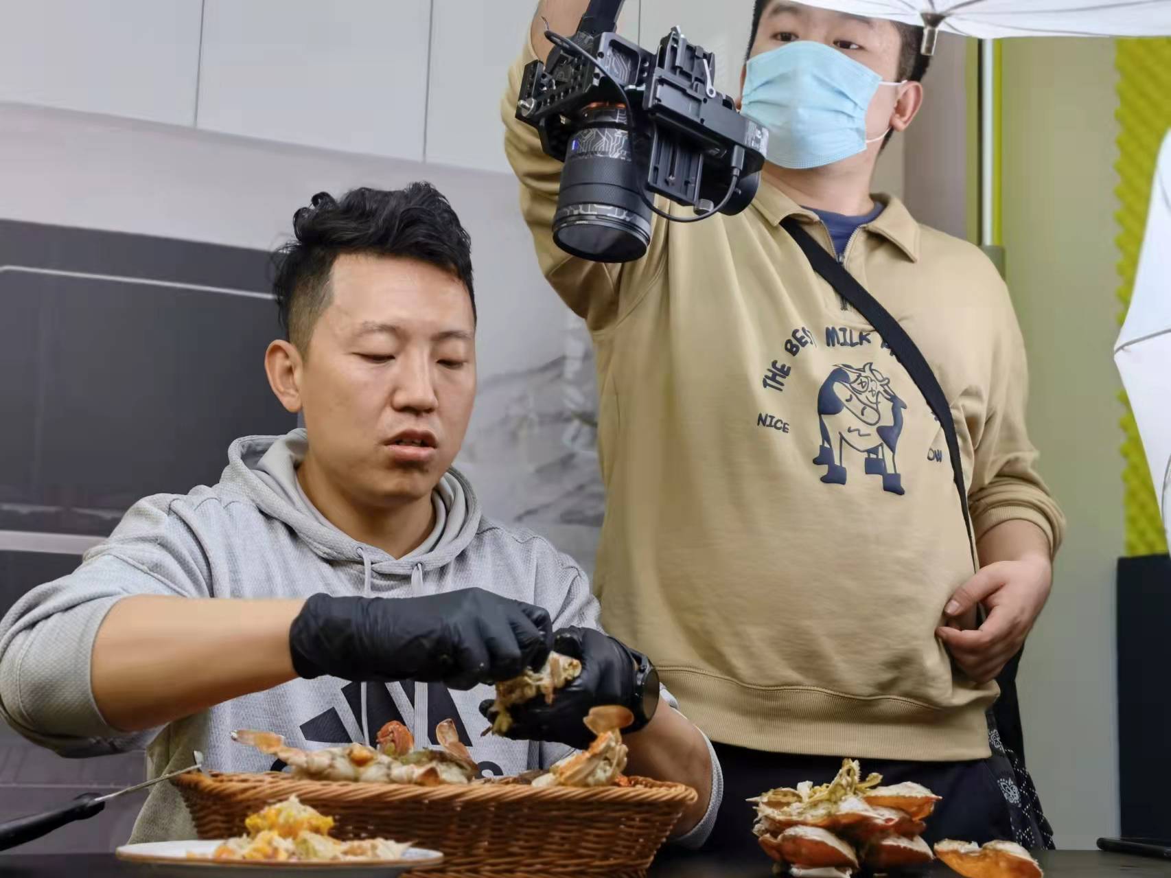 山东济南梭子蟹水饺宣传片视频拍摄花絮--山东影视制作中心