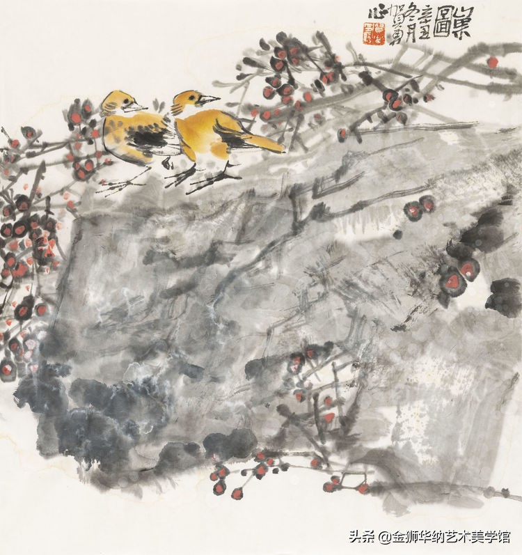 画家贺勇先生优秀作品（小品花间系列）欣赏系列《四》