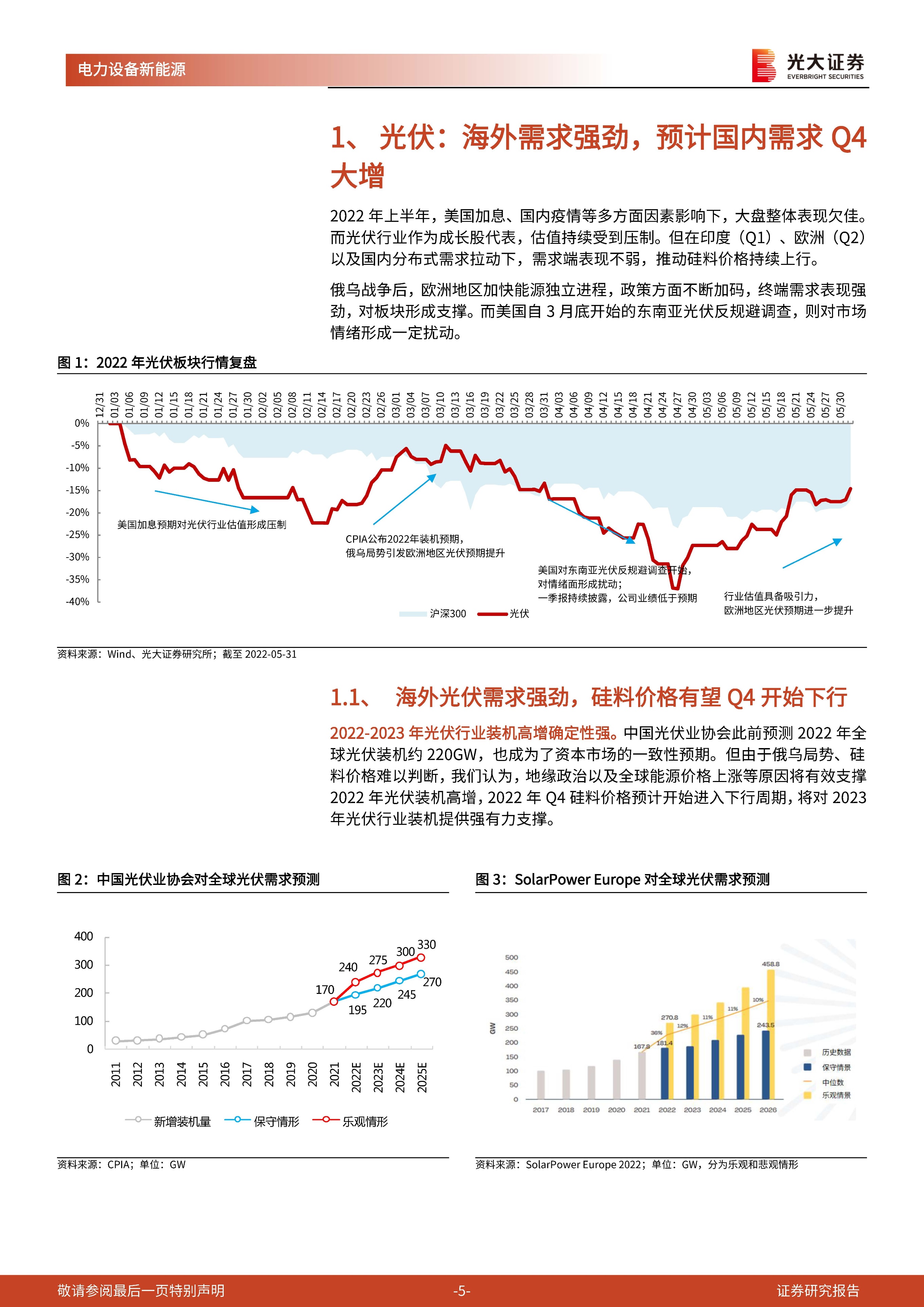 电力设备新能源行业：成本压力不断好转，配置价值已然显现